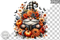 Halloween Gnome Sublimation - Clipart PNG Design Product Image 1