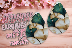 Bold Teardrop Design for Crafting , 3D Flower Product Image 1