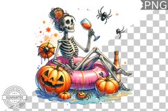 Halloween Skeleton Sublimation Bundle - High Quality PNG Product Image 8