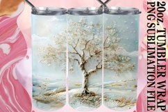 Enchanting Whimsical Radiant Spring Tree Tumbler Wrap: 20oz Product Image 1