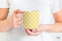 12 Pastel Colors Gingham Mug Sublimation Bundle, Mug Wrap Product Image 3