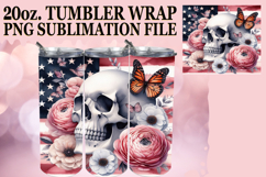 Cozy Moments 20oz tumbler wrap, Skull USA Product Image 1