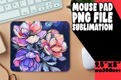 Bright Flower Patterns Mouse Pad Designs PNG Product Image 1