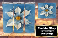 Spring 20oz Tumbler Wrap 3D Flower Product Image 1