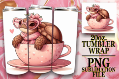 Bright journeys 20oz tumbler wrap, Turtle Product Image 1