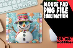 Christmas Cheer Snowman Mouse Pad - Summer Wonderland Product Image 1