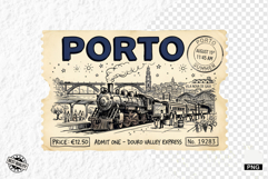 Old Train Travel PNG illustrations Product Image 1