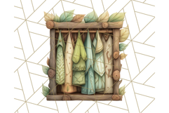 Cozy Cabin Critters Clipart PNG, Fall Animal Png Product Image 2