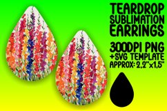 Whimsical Floral Pattern Dangles Product Image 1