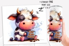 Funny Cow Skinny Tumbler Wrap Humorous Sayings PNG 20 oz. Product Image 2