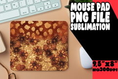 CHEERFUL MOUSE PAD INSPIRATIONAL PNG, Leopard Print Product Image 1