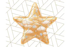 Cute Puffy Star Clipart PNG, 3D Glossy Pastel Stars Clip Art Product Image 2