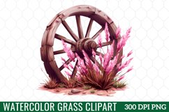 Watercolor Grass Clipart Product Image 1