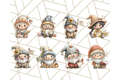 Fall Gnome Clipart PNG Cute Thanksgiving Gnomes Product Image 6