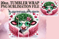 Sweet vibes 20oz tumbler wrap, Valentines Product Image 1