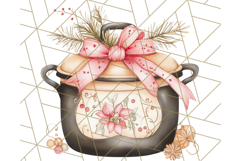 Christmas Cottagecore Kitchen Clipart PNG, Holiday Decor Product Image 2