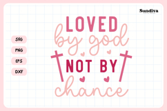 Christian Valentine's Day Quote SVG | Loved By God Product Image 3
