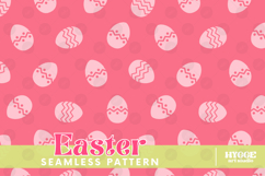 Easter Eggs Bunny Seamless Pattern PNG Sublimation Product Image 2