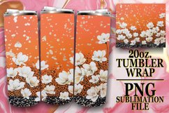 Dazzling Leopard Pattern Tumbler Wrap: Sublimation - 20oz Product Image 1