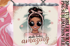 Uplifting spirits 20oz tumbler wrap, Woman Product Image 1