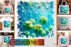Joyful TSHIRT Art Sublimation, 3D Fruits Product Image 1