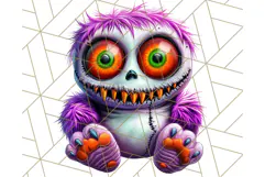 Spooky Cute Monster PNG Clipart, Adorable Halloween Monsters Product Image 2