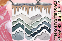 Uplifting spirits 20oz tumbler wrap, Winter Product Image 1