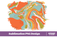 Retro Background Png Fluid Marble Paper Sublimation Bundle Product Image 6