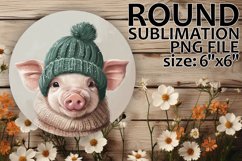 Elegant Round Design Coaster Template , Christmas Product Image 1