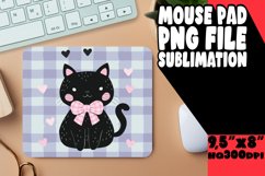 Sweet Cat Mouse Pad for PNG Product Image 1