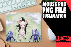 COZY MOUSE MAT INSPIRATIONAL SUBLIMATION, Animals In Wall Product Image 1