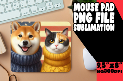 RADIANT mouse mat PNG Inspiration, Dog and cat Product Image 1
