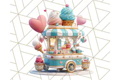 Kawaii City Girl PNG Clipart, Soft Dreamy Style Clip Art Product Image 2