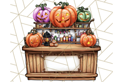 Ghost Café PNG Clipart, Cute Ghost Baristas Halloween Treats Product Image 2