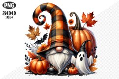 Halloween Gnomes Sublimation - Clipart PNG Design Product Image 1