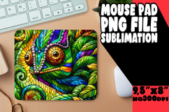 Cheerful MOUSE PAD Sublimation PNG, Animals Product Image 1