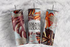 Mama Tumbler Wrap Tropical Palm Leaves 20oz tumbler designs Product Image 1