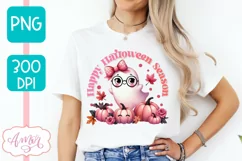 Halloween cutie PNG for sublimation | Pink Halloween PNG Product Image 3