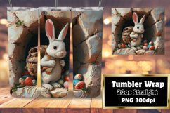 Happy Easter Bunny Hideout 20oz Tumbler Product Image 1