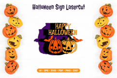 Layered Halloween Sign Lasercut Product Image 2