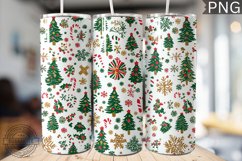 Christmas Tree Tumbler Wrap -High Quality 300 Dpi Product Image 1