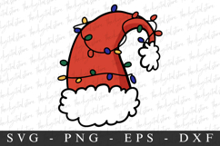 Santa Hat Svg | Christmas svg | Svg cut file Product Image 1