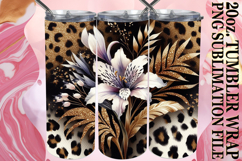 JOYFUL ESCAPES 20oz TUMBLER WRAP, Leopard Prints Product Image 1