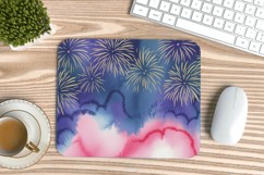 Happy New Year PNG Mouse Pad,Festive New Year's Eve 2026 PNG Product Image 1