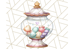 Princess Tea Party PNG Clipart with Teacups &amp; Fancy Treats Product Image 2