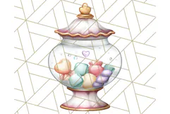 Princess Tea Party PNG Clipart with Teacups & Fancy Treats Product Image 2