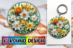 Elegant Floral Sublimation Accessories Product Image 1