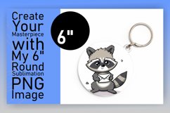 Whimsical Wildlife Coasters - Sublimation Round Product Image 1