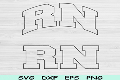 RN Svg, RN Png, Nursing Student, Nurse Svg. Nursing School Product Image 1