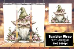Spring Gnome Watercolor Tumbler Art Collection Product Image 1